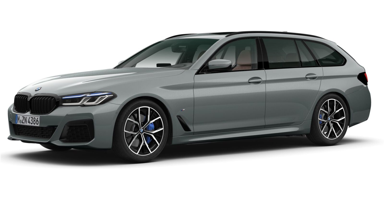 BMW BMW 5er in Grau von vorne BMW BMW 5er in Grau von vorne