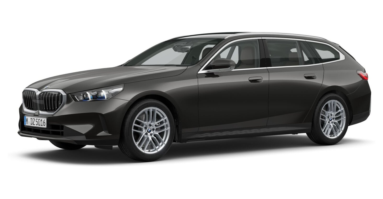 BMW BMW 5er in Grau von vorne