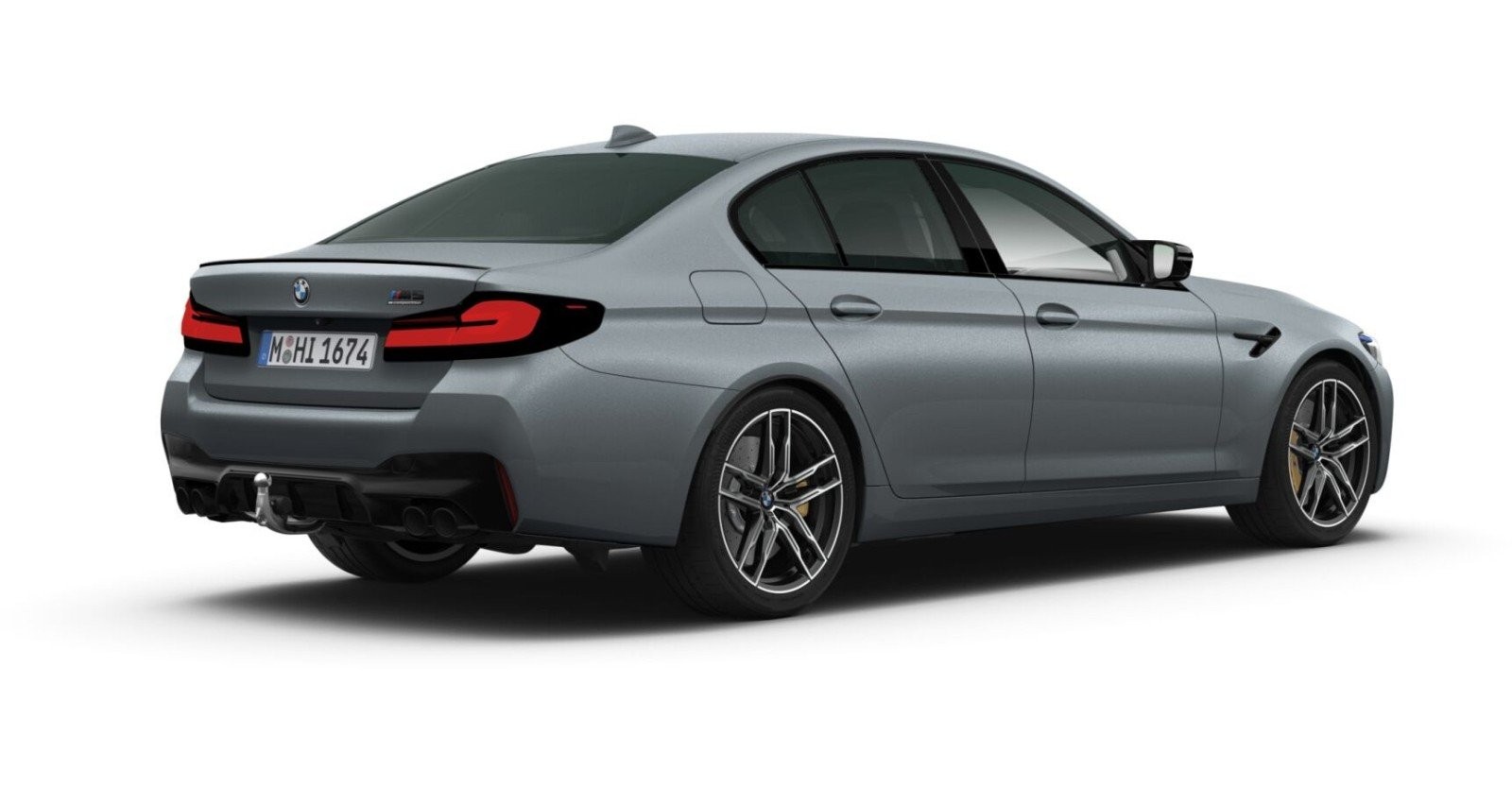 BMW BMW M in Blau von hinten BMW BMW M in Blau von hinten