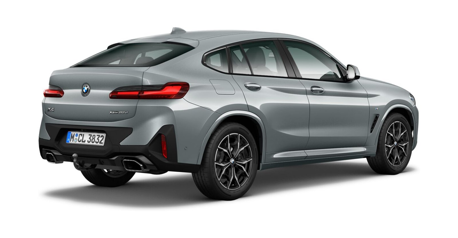 BMW BMW X in Grau von hinten BMW BMW X in Grau von hinten