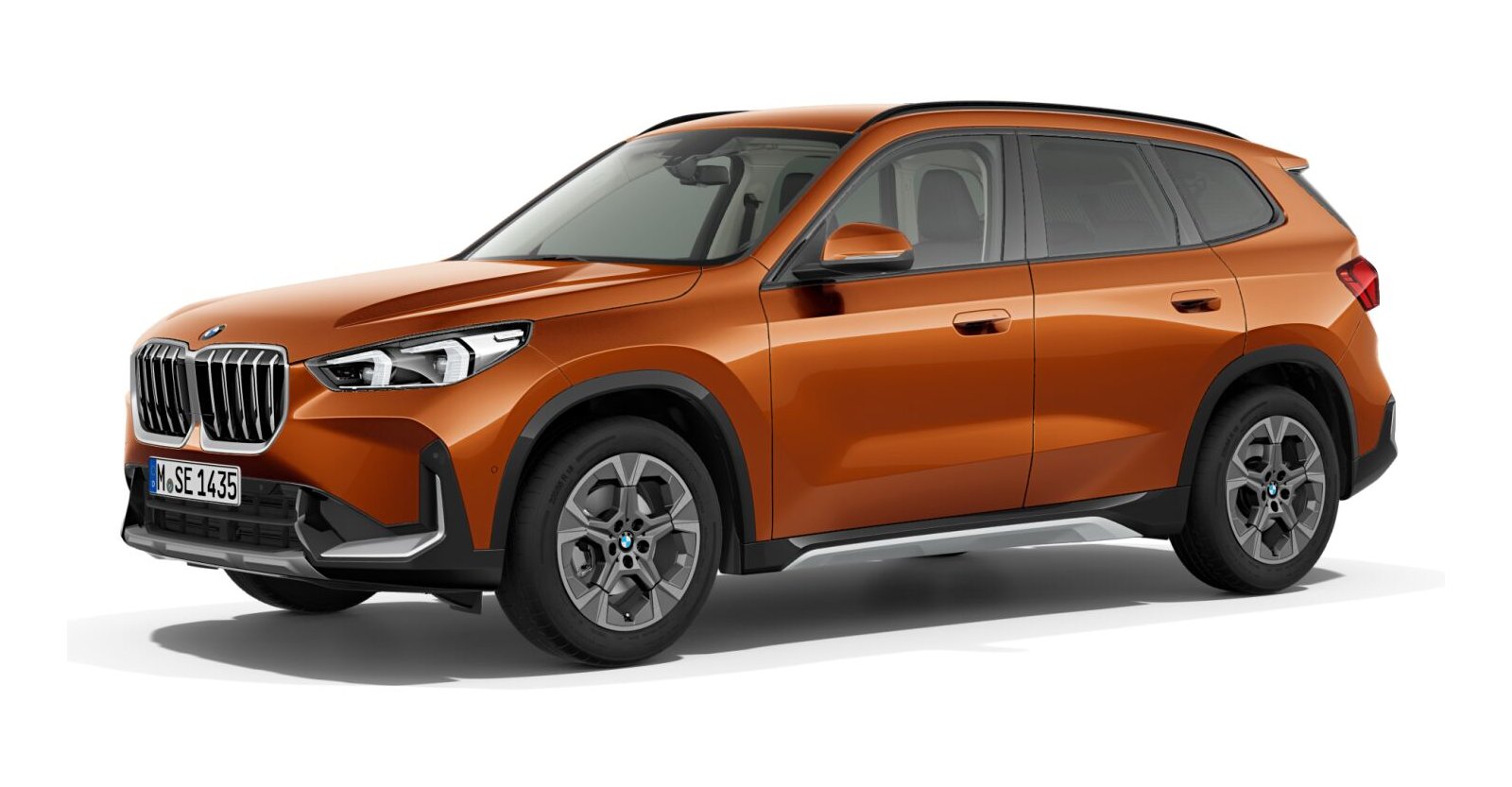 BMW BMW X in Orange von vorne BMW BMW X in Orange von vorne
