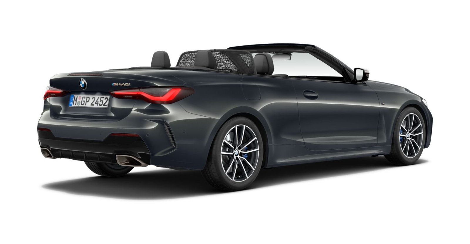BMW BMW 4er in Grau von hinten
