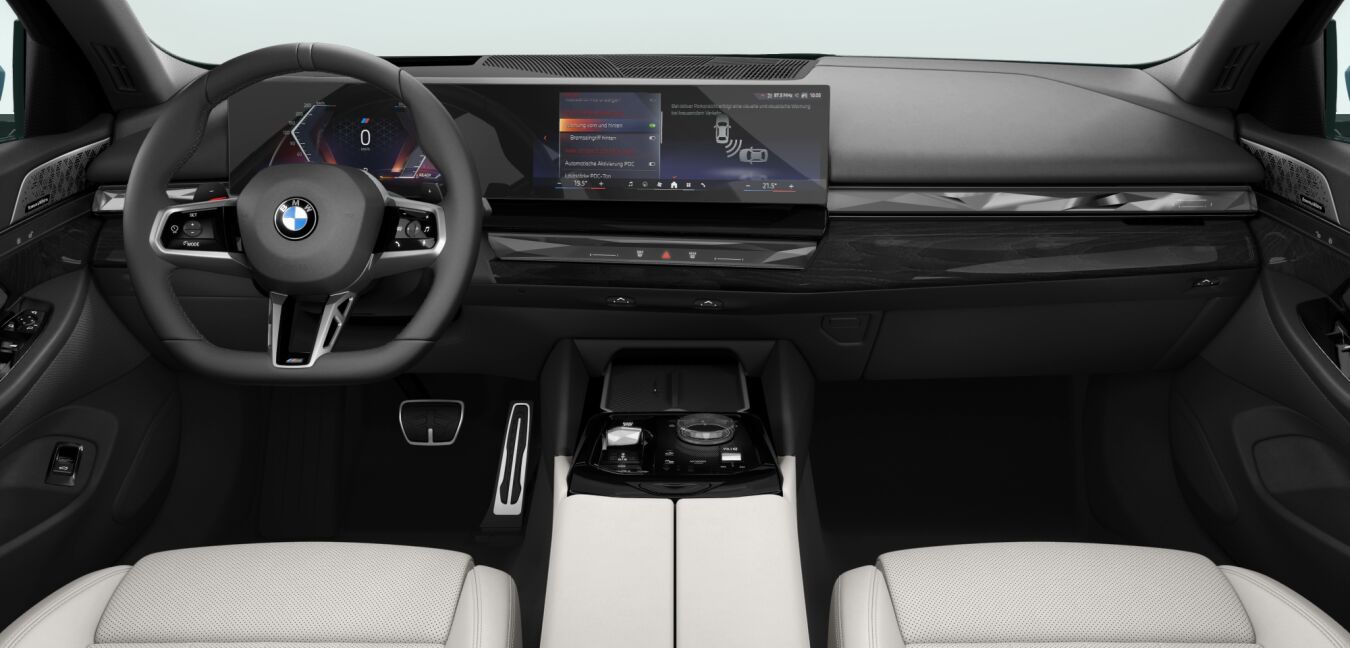 BMW BMW 5er im Innenraum von vorne BMW BMW 5er im Innenraum von vorne