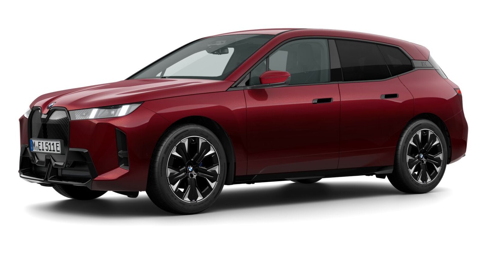 BMW BMW I in Rot von vorne