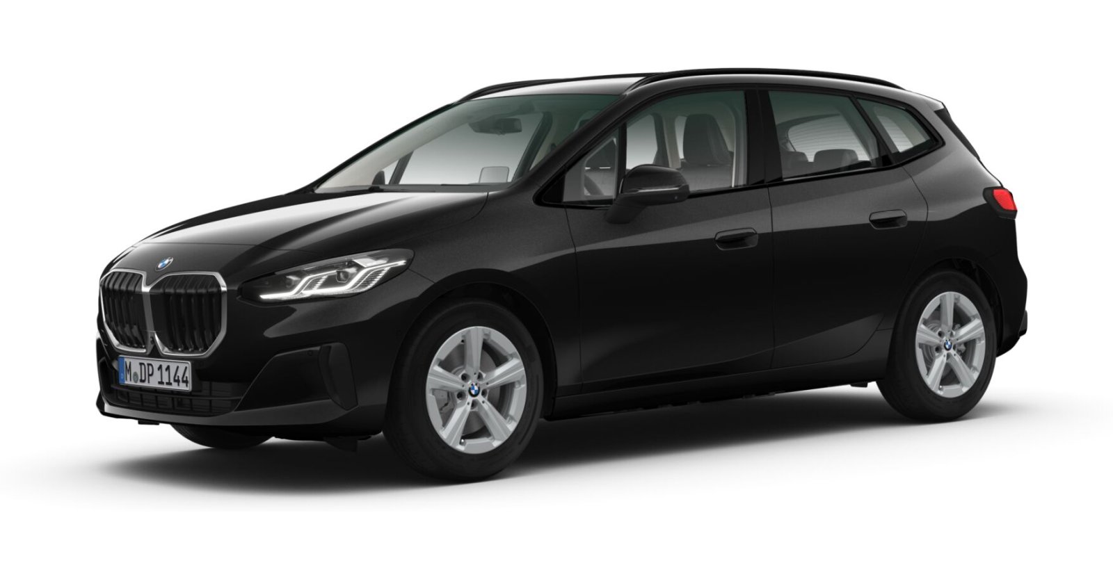 BMW BMW 2er in Schwarz von vorne BMW BMW 2er in Schwarz von vorne