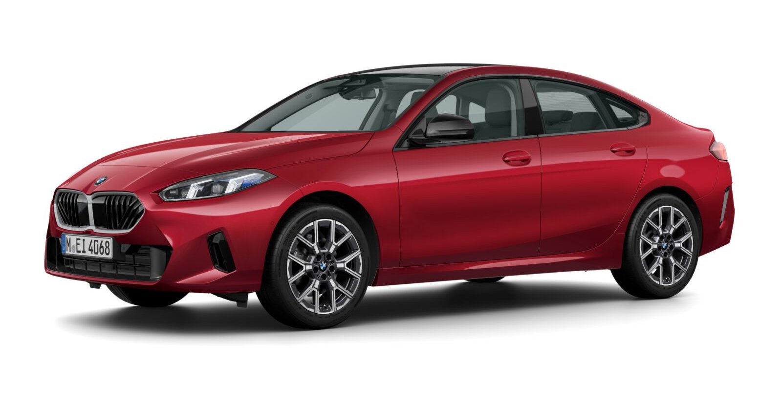 BMW 220 Gran Coupé in Rot von vorne
