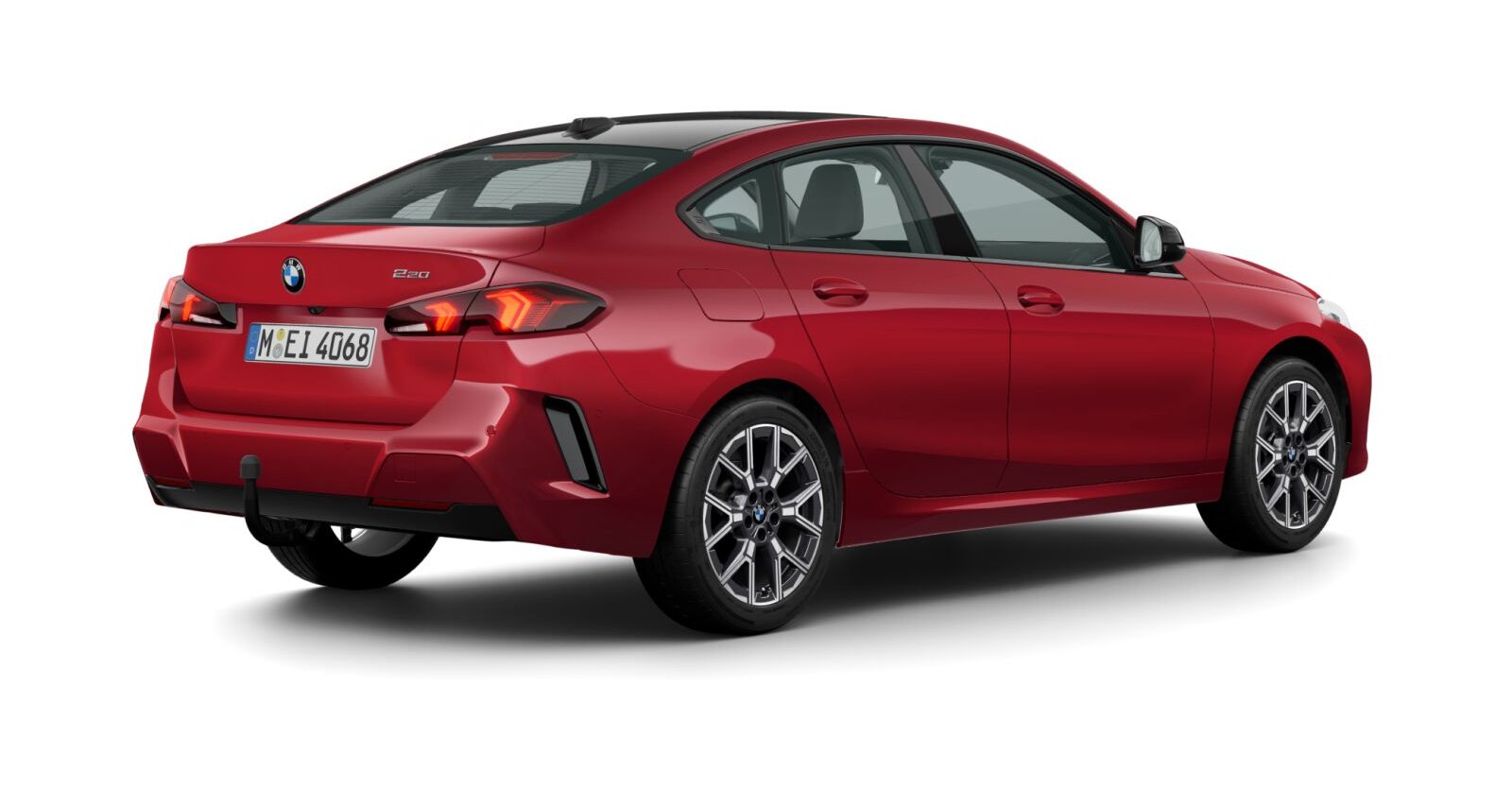 BMW BMW 2er in Rot von hinten