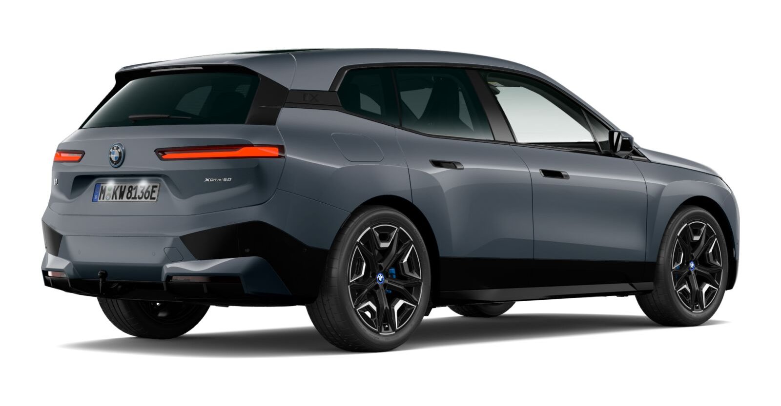 BMW BMW I in Grau von hinten