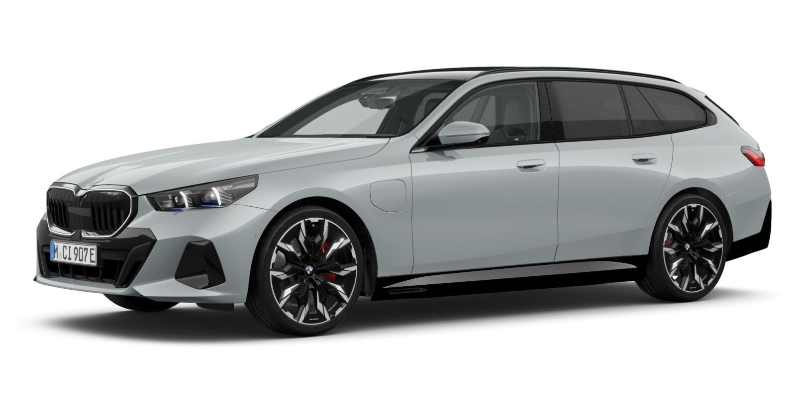BMW BMW 5er in Grau von vorne