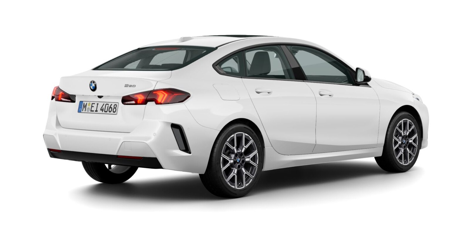 BMW BMW 2er in Weiß von hinten