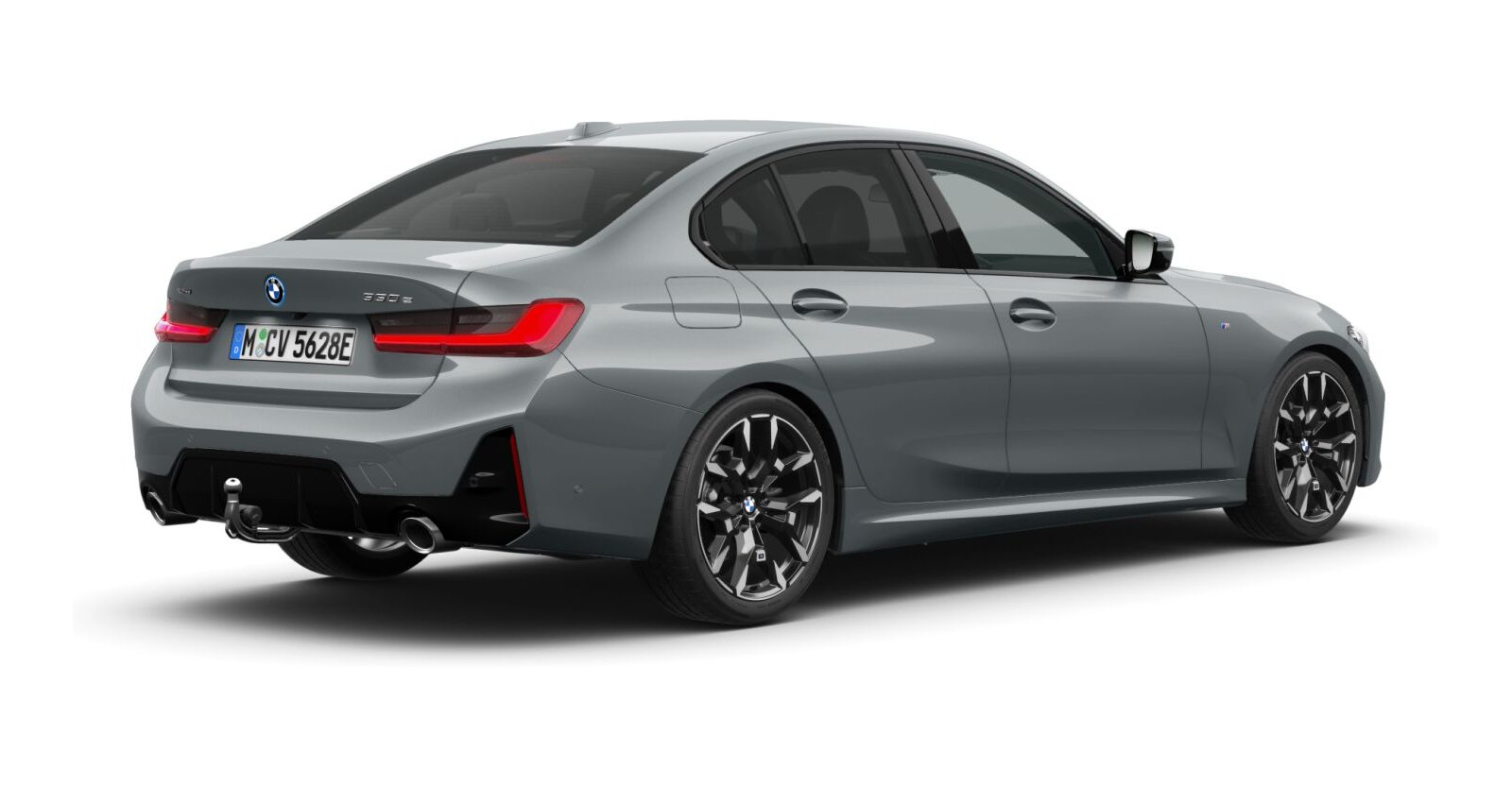 BMW BMW 3er in Grau von hinten BMW BMW 3er in Grau von hinten