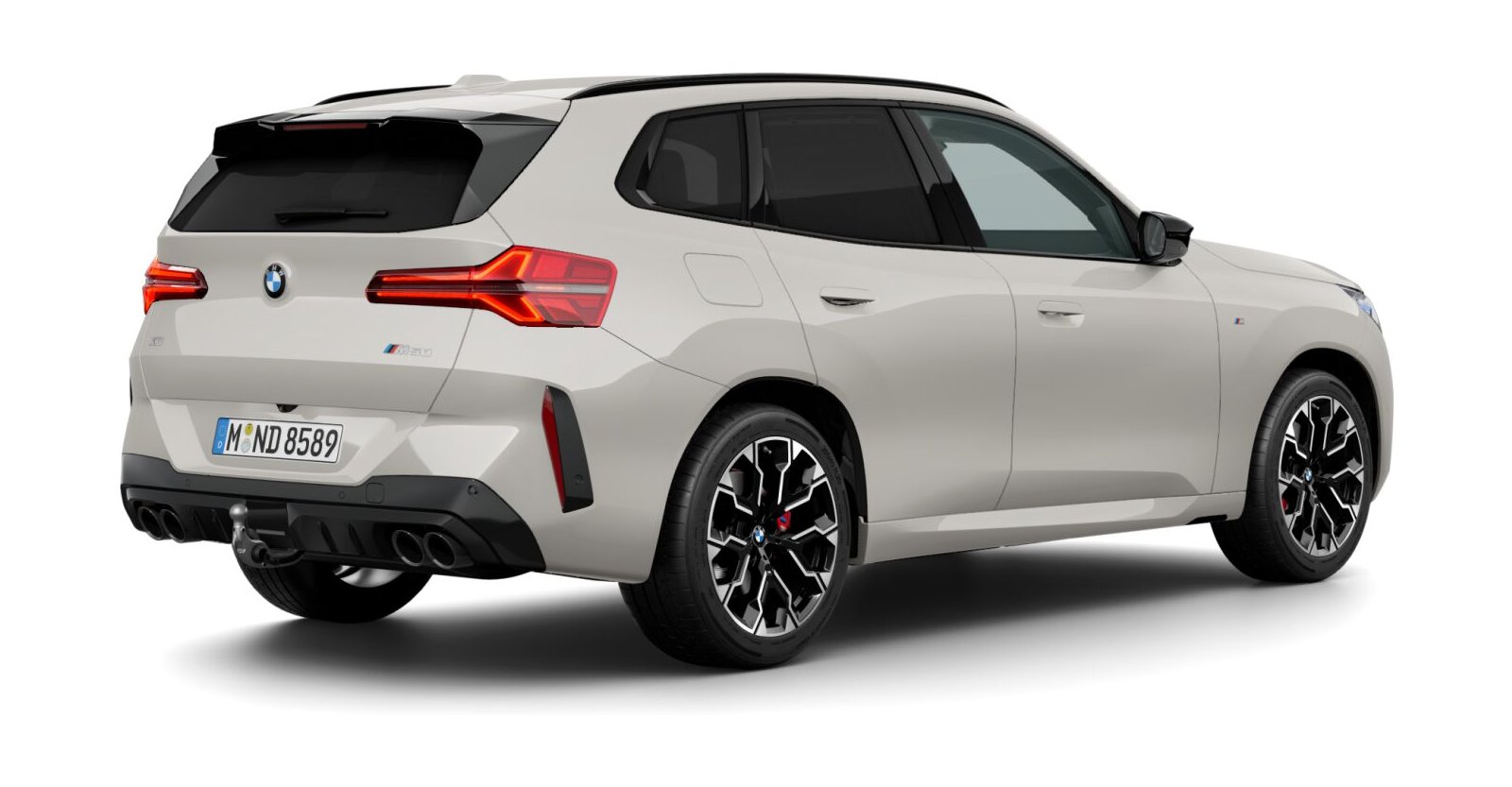 BMW BMW X in Grau von hinten