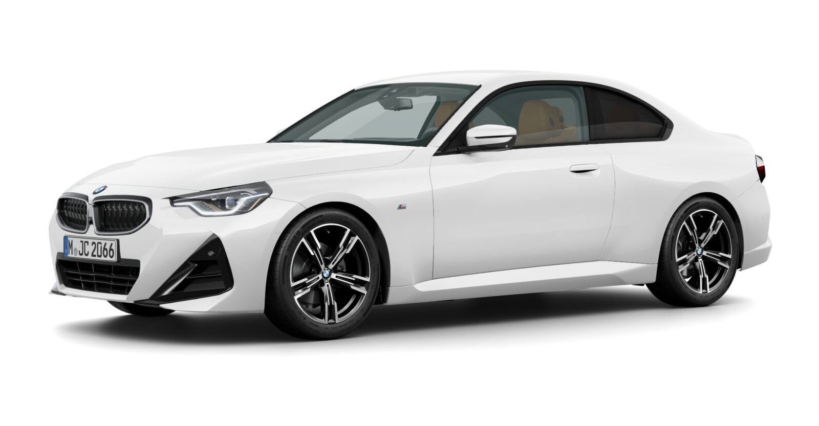 BMW BMW 2er in Weiß von vorne BMW BMW 2er in Weiß von vorne