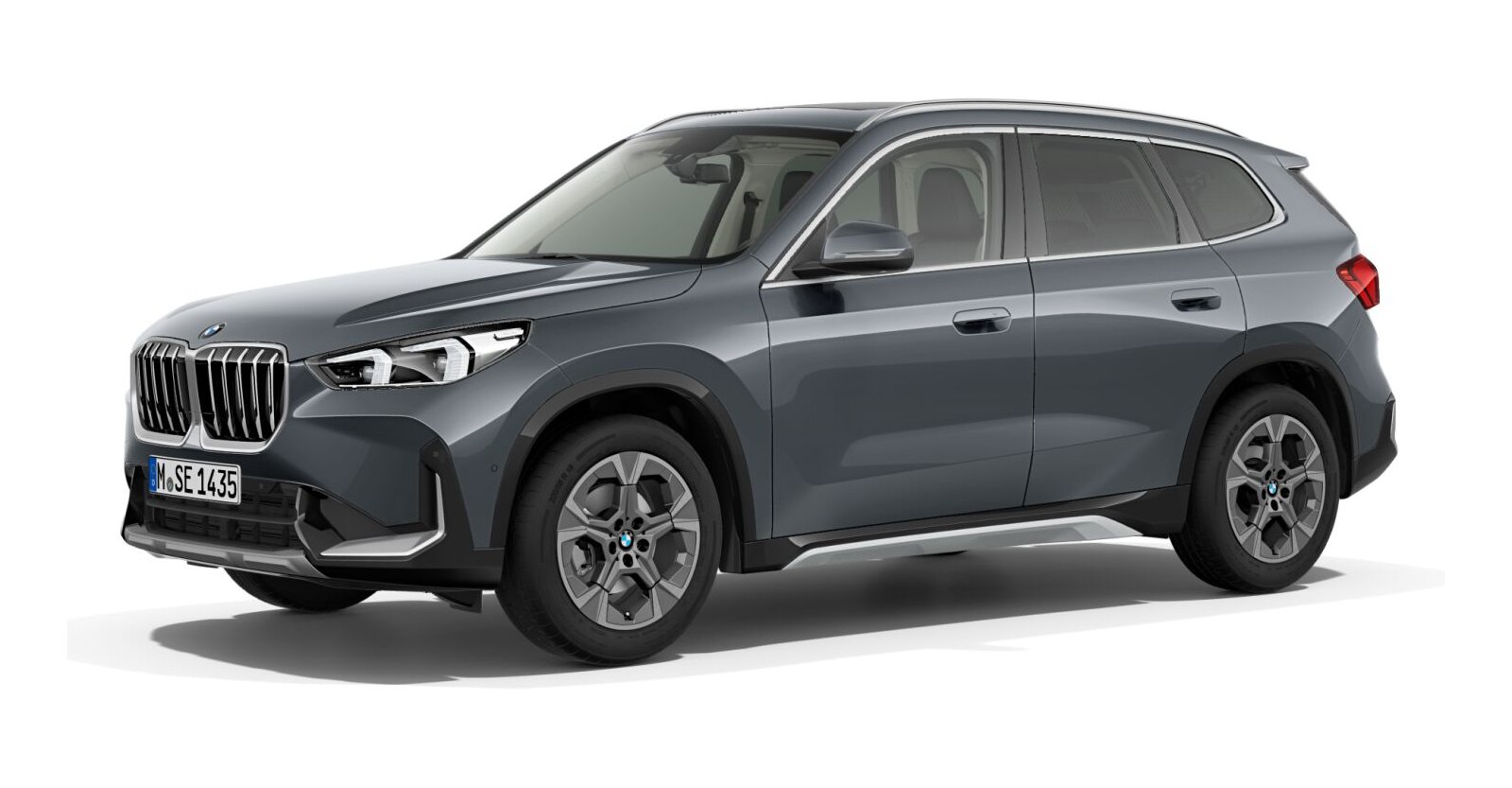 BMW X1 sDrive20i in Grau von vorne BMW X1 sDrive20i in Grau von vorne