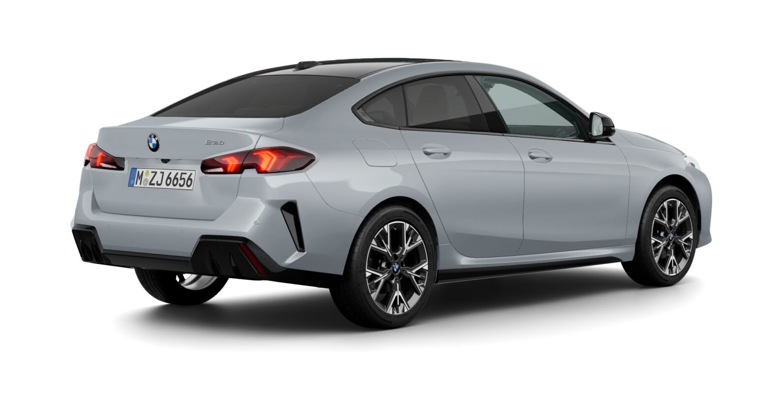 BMW BMW 2er in Grau von hinten