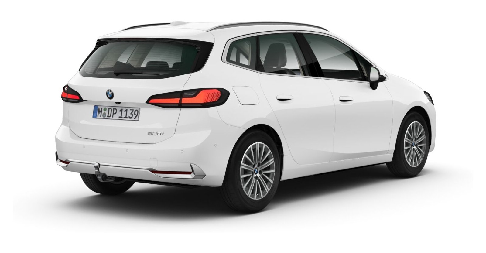 BMW BMW 2er in Weiß von hinten