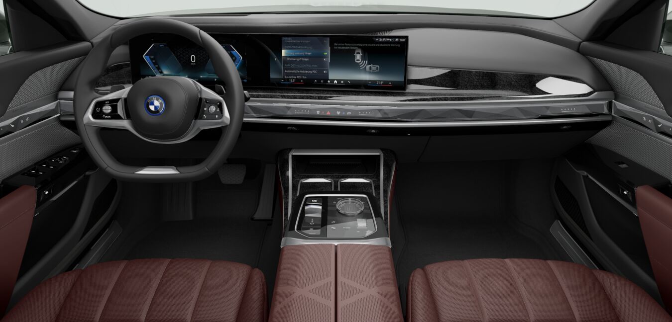 BMW BMW 7er im Innenraum von vorne BMW BMW 7er im Innenraum von vorne