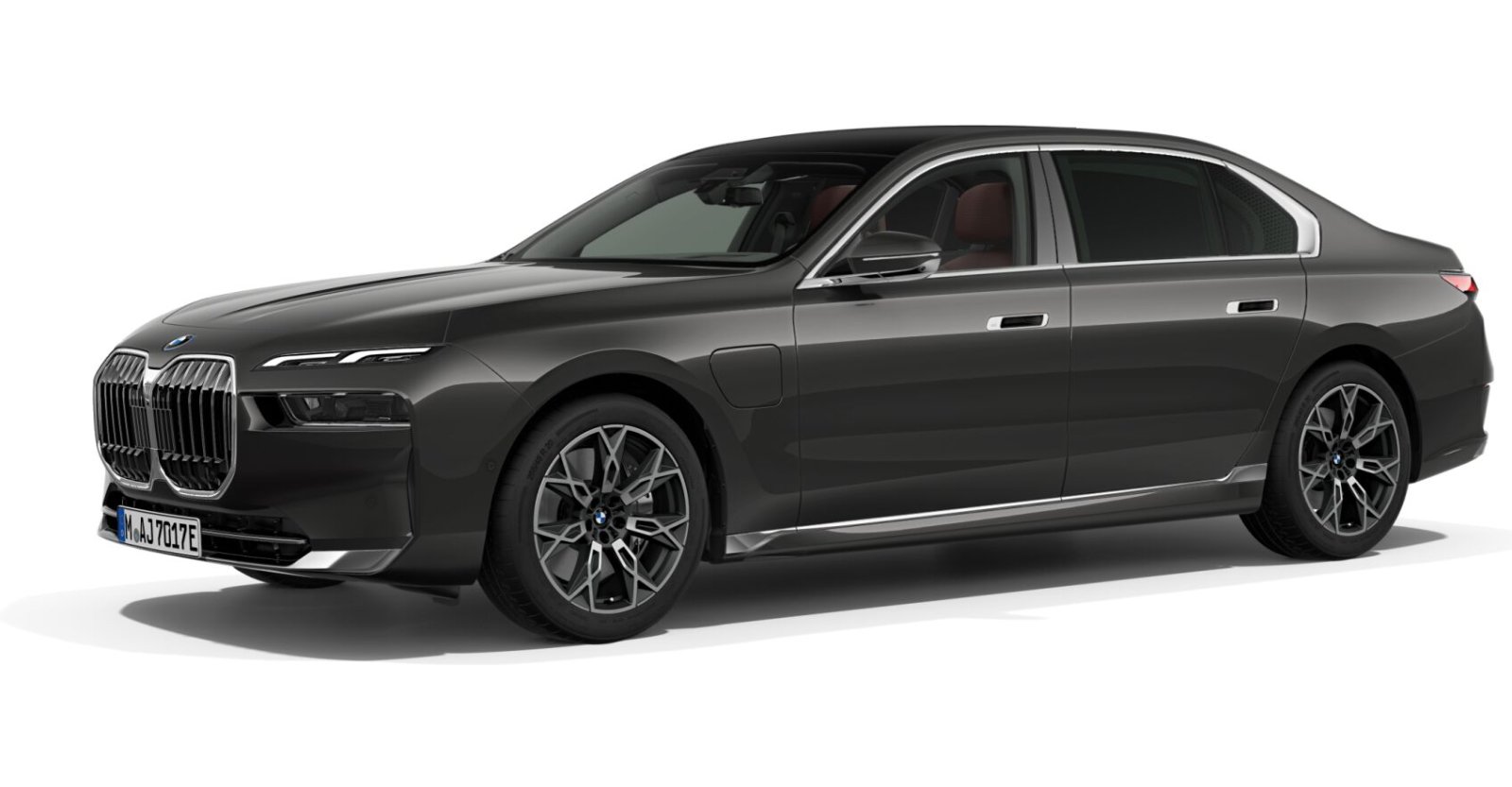 BMW BMW 7er in Grau von vorne BMW BMW 7er in Grau von vorne
