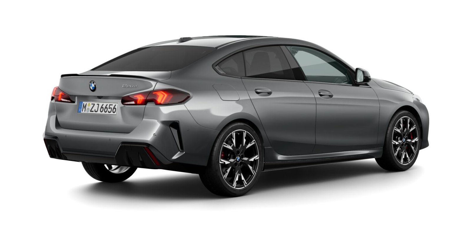 BMW BMW 2er in Grau von hinten