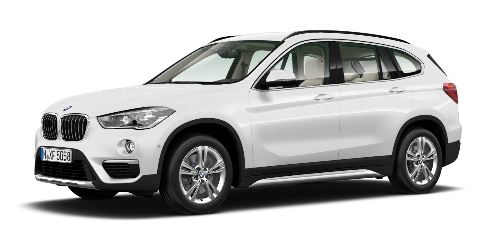 BMW BMW X in Weiß von vorne BMW BMW X in Weiß von vorne
