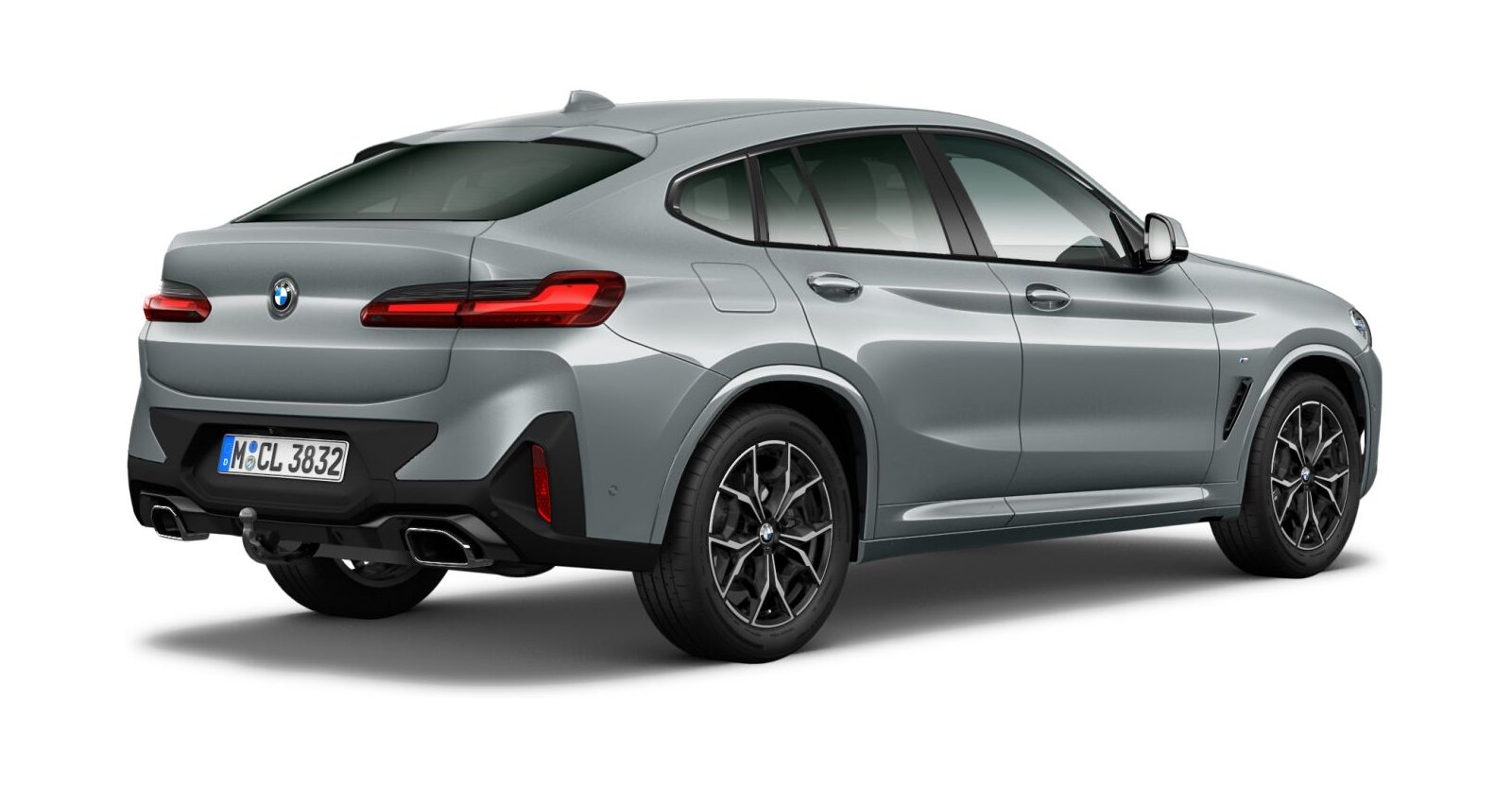 BMW BMW X in Grau von hinten