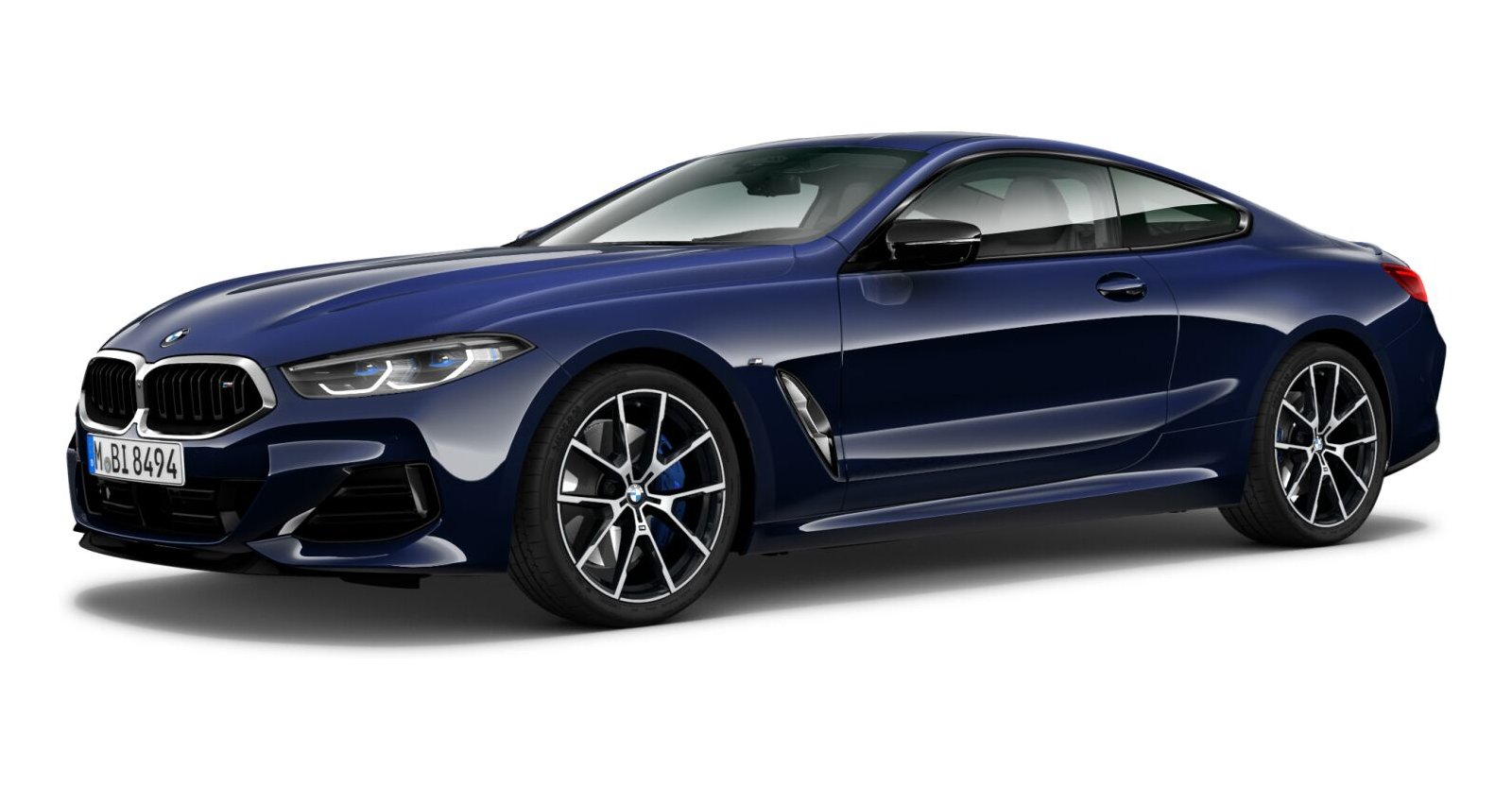 BMW BMW 8er in Blau von vorne BMW BMW 8er in Blau von vorne