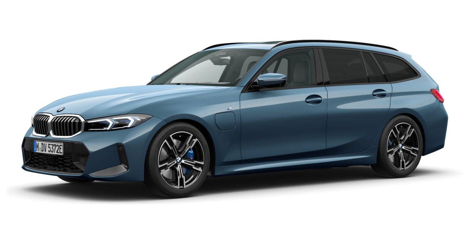 BMW BMW 3er in Blau von vorne BMW BMW 3er in Blau von vorne