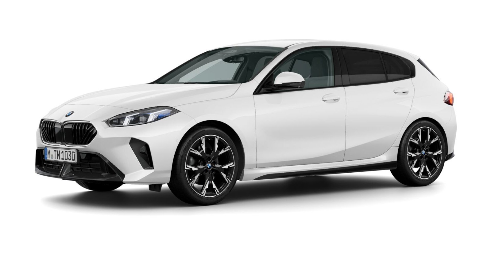 BMW BMW 1er in Weiß von vorne