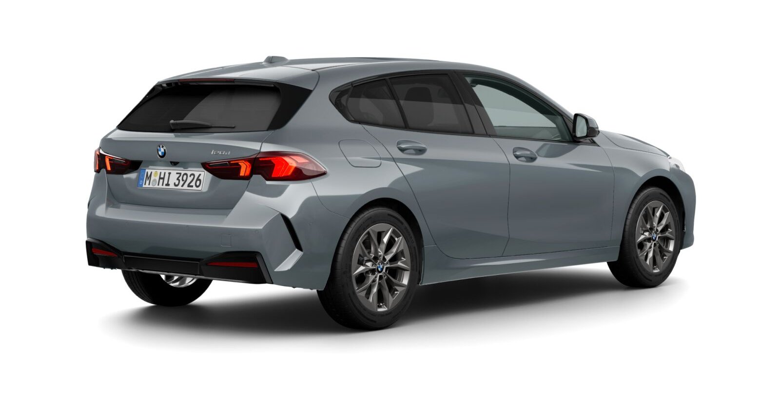 BMW BMW 1er in Grau von hinten BMW BMW 1er in Grau von hinten