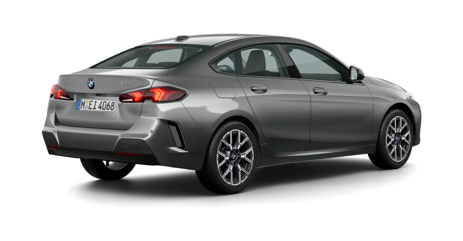 BMW BMW 2er in Grau von hinten