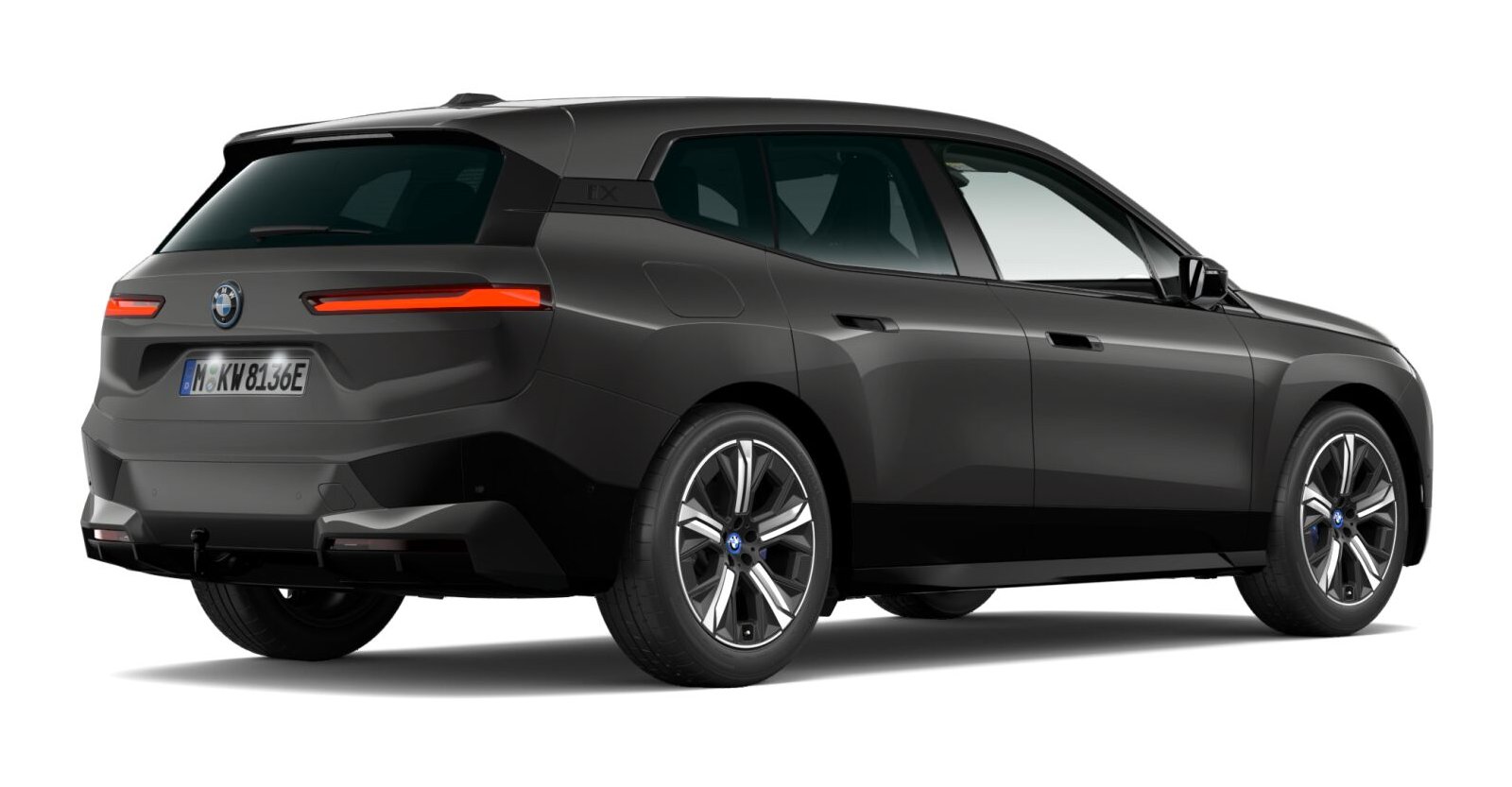 BMW BMW I in Grau von hinten BMW BMW I in Grau von hinten