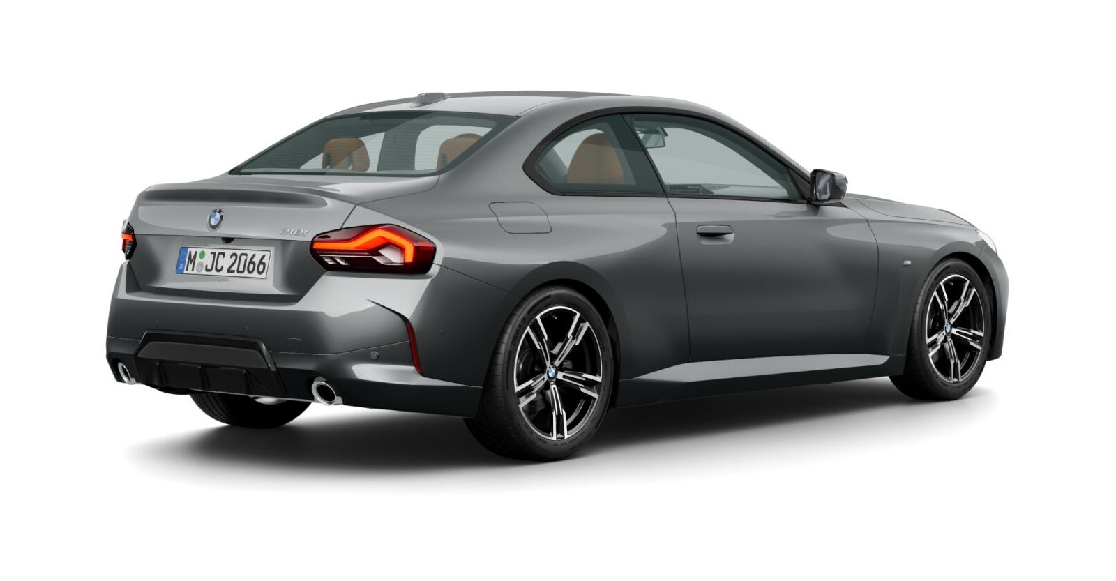 BMW BMW 2er in Grau von hinten BMW BMW 2er in Grau von hinten