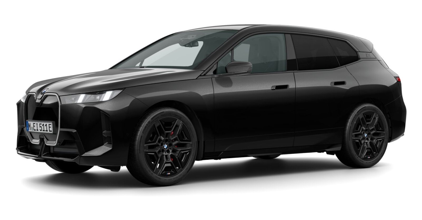 BMW BMW I in Schwarz von vorne