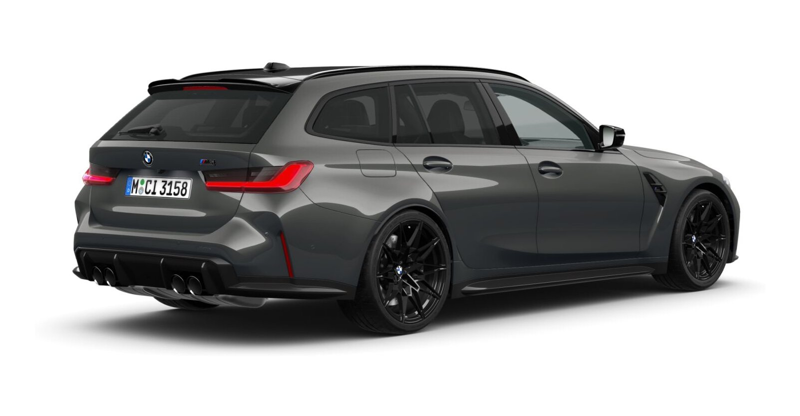 BMW BMW M in Grau von hinten