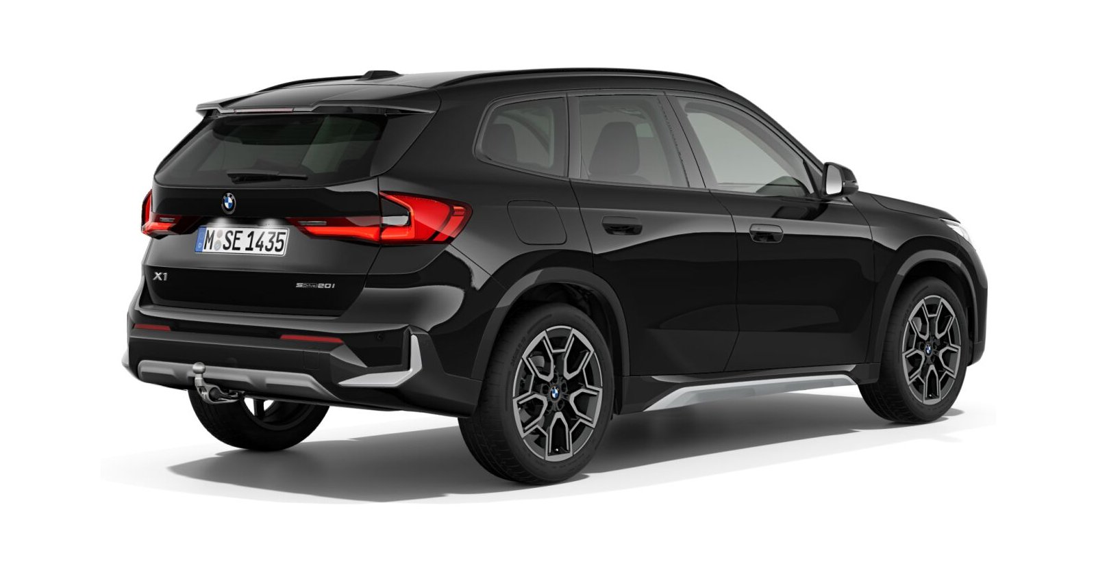 BMW BMW X in Schwarz von hinten BMW BMW X in Schwarz von hinten