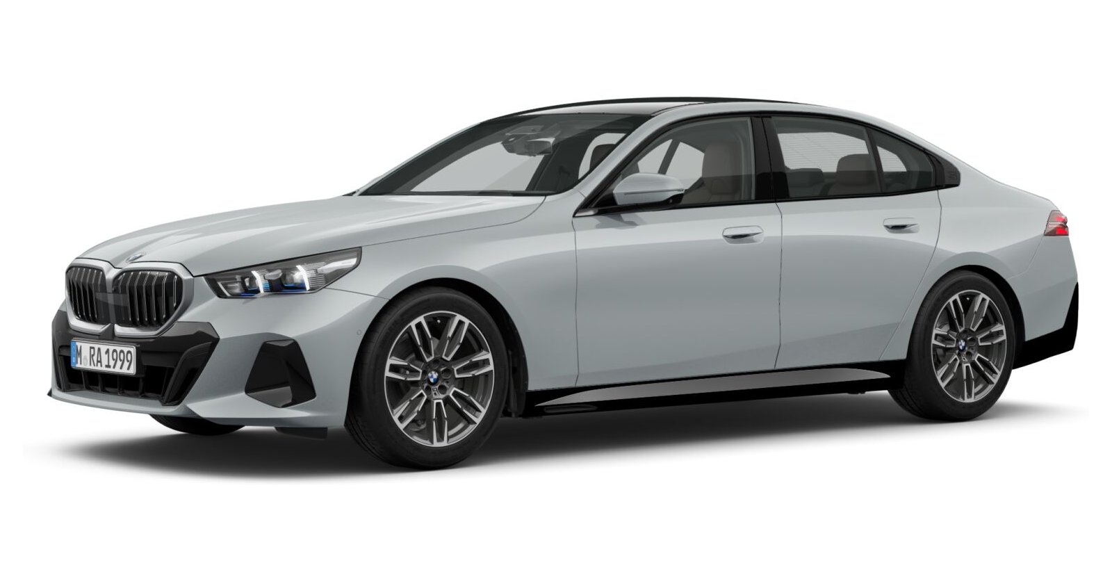 BMW BMW 5er in Grau von vorne