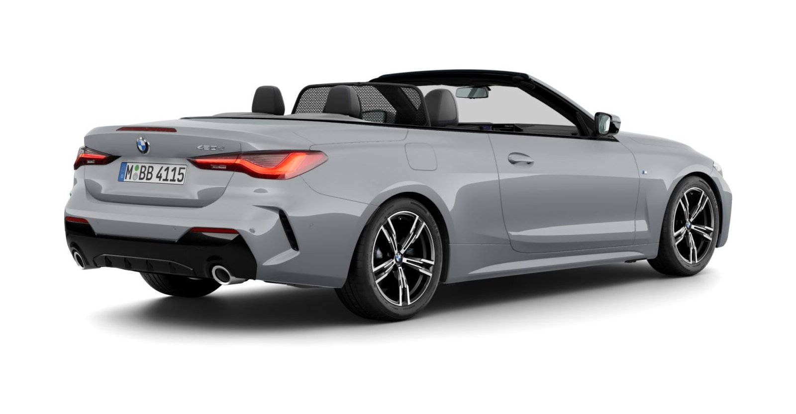 BMW BMW 4er in Grau von hinten BMW BMW 4er in Grau von hinten