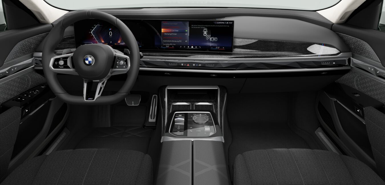 BMW BMW 7er im Innenraum von vorne