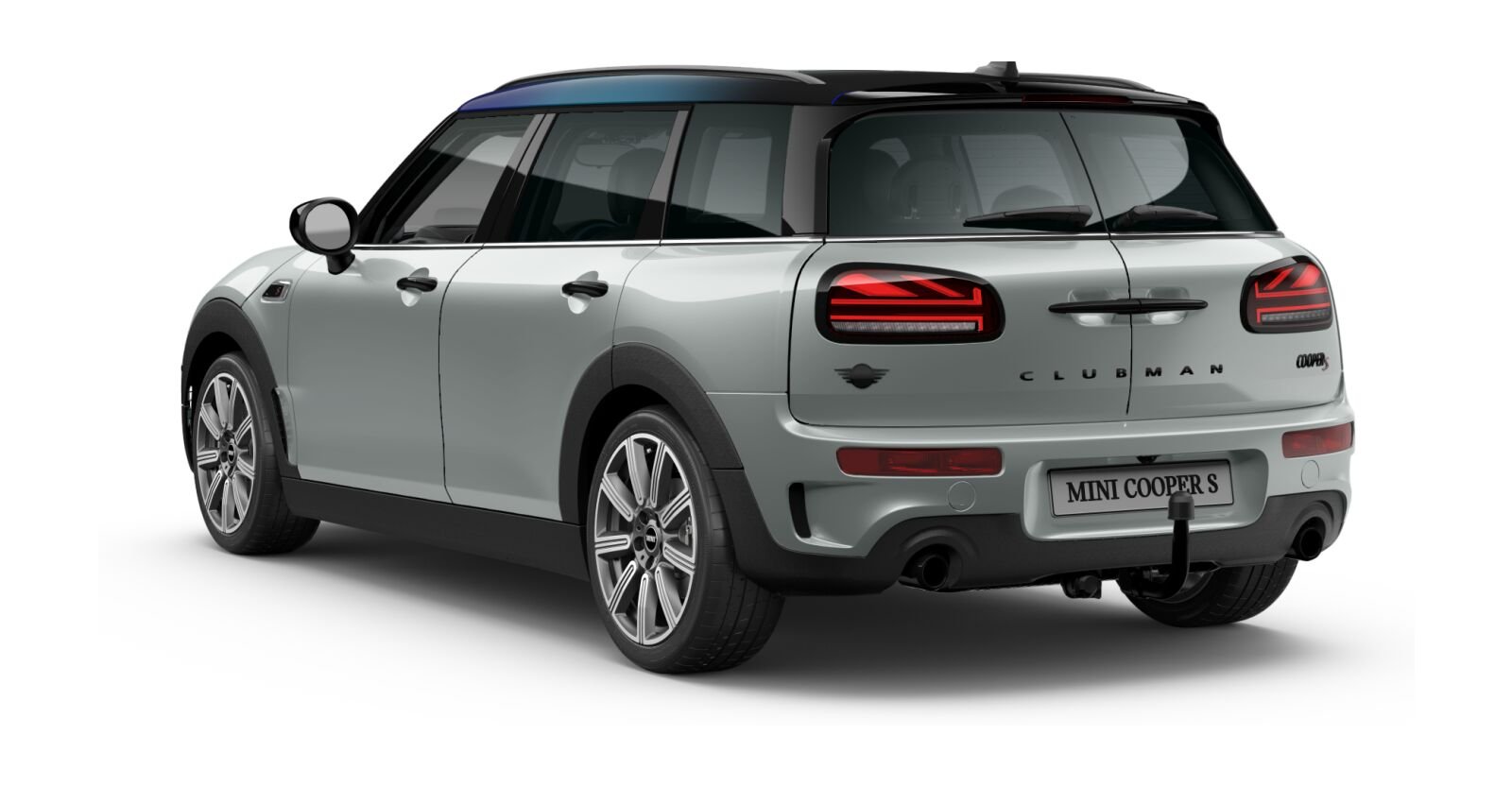 MINI MINI Clubman in Silber von hinten MINI MINI Clubman in Silber von hinten