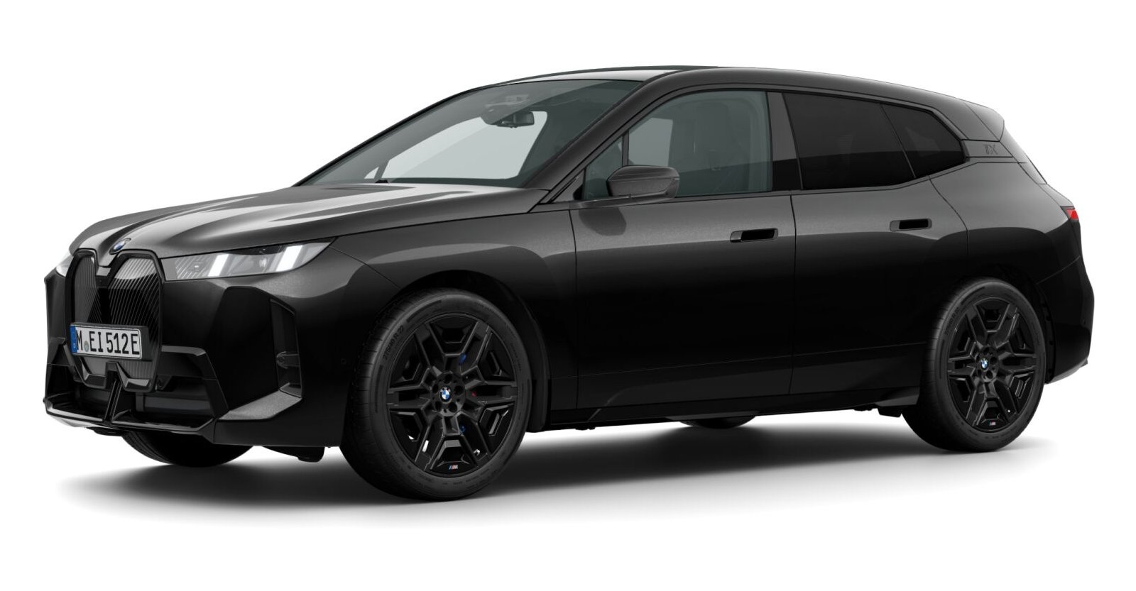 BMW BMW I in Schwarz von vorne BMW BMW I in Schwarz von vorne