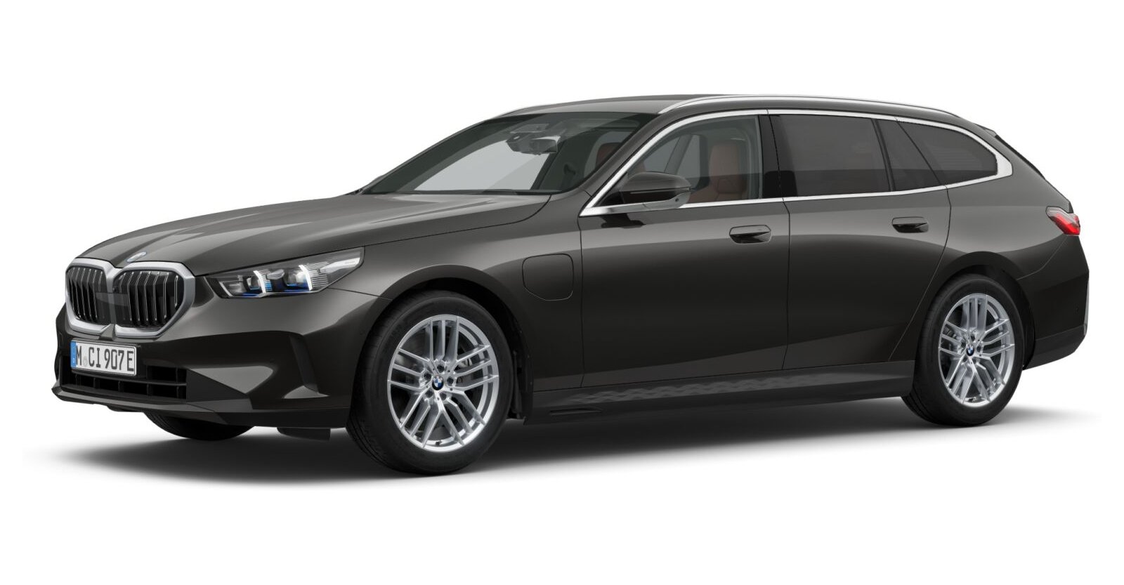 BMW BMW 5er in Grau von vorne
