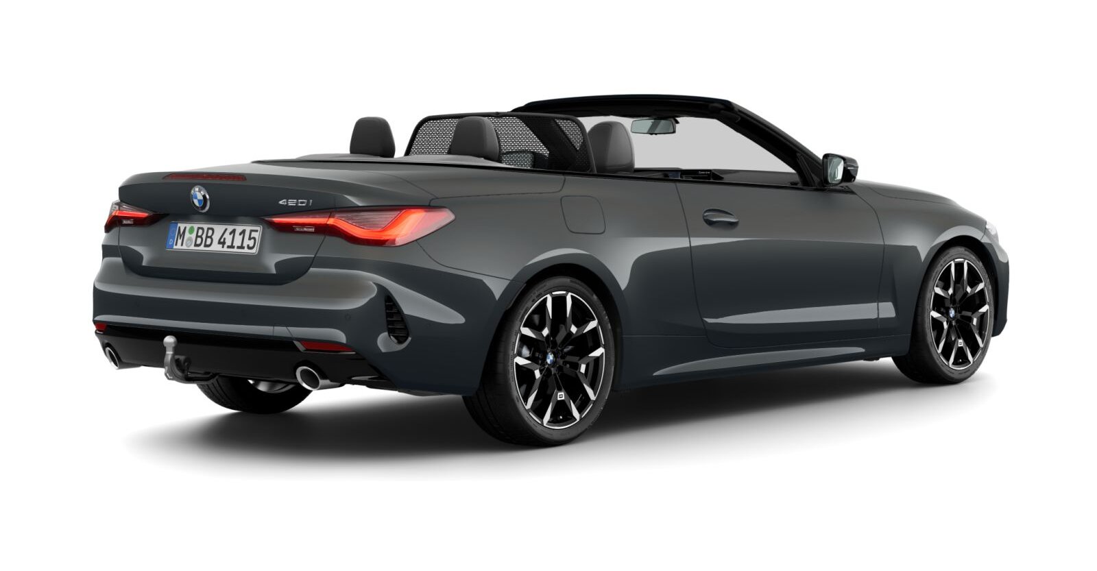 BMW BMW 4er in Grau von hinten BMW BMW 4er in Grau von hinten
