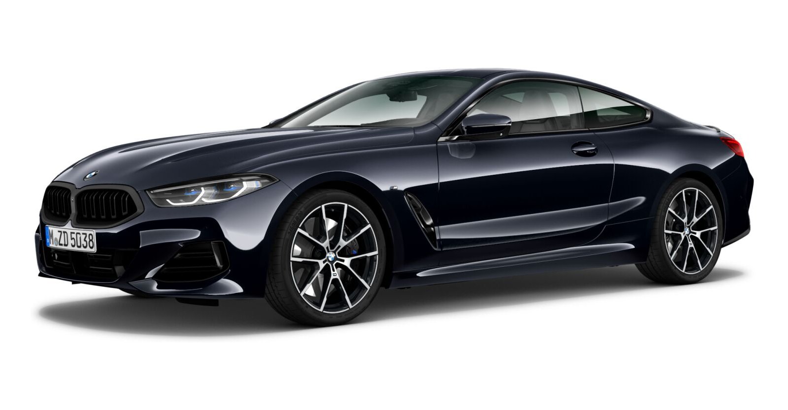 BMW BMW 8er in Schwarz von vorne BMW BMW 8er in Schwarz von vorne