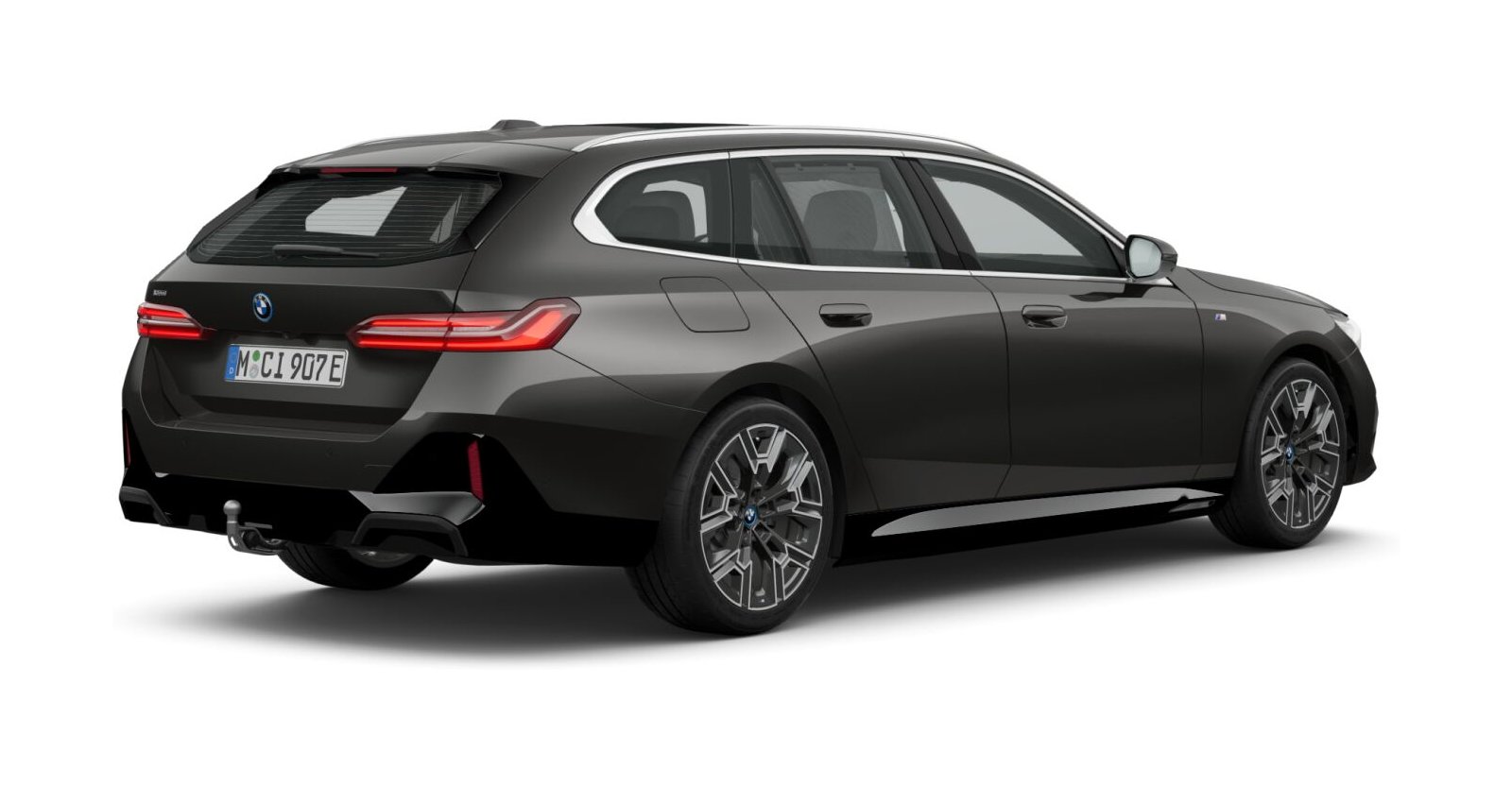 BMW BMW 5er in Grau von hinten BMW BMW 5er in Grau von hinten