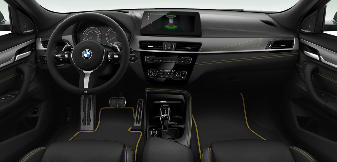 BMW BMW X im Innenraum von vorne
