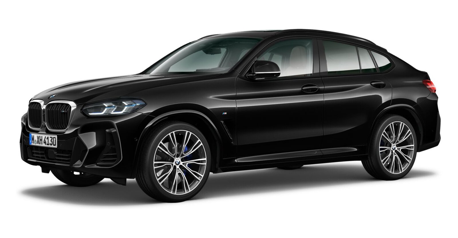 BMW BMW X in Schwarz von vorne
