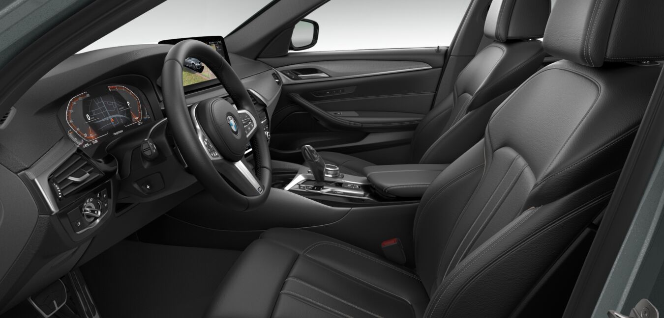 BMW BMW 5er im Innenraum seitlich