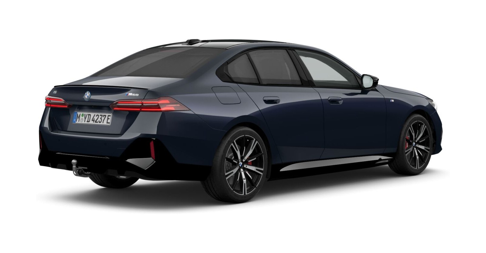 BMW BMW I in Schwarz von hinten BMW BMW I in Schwarz von hinten