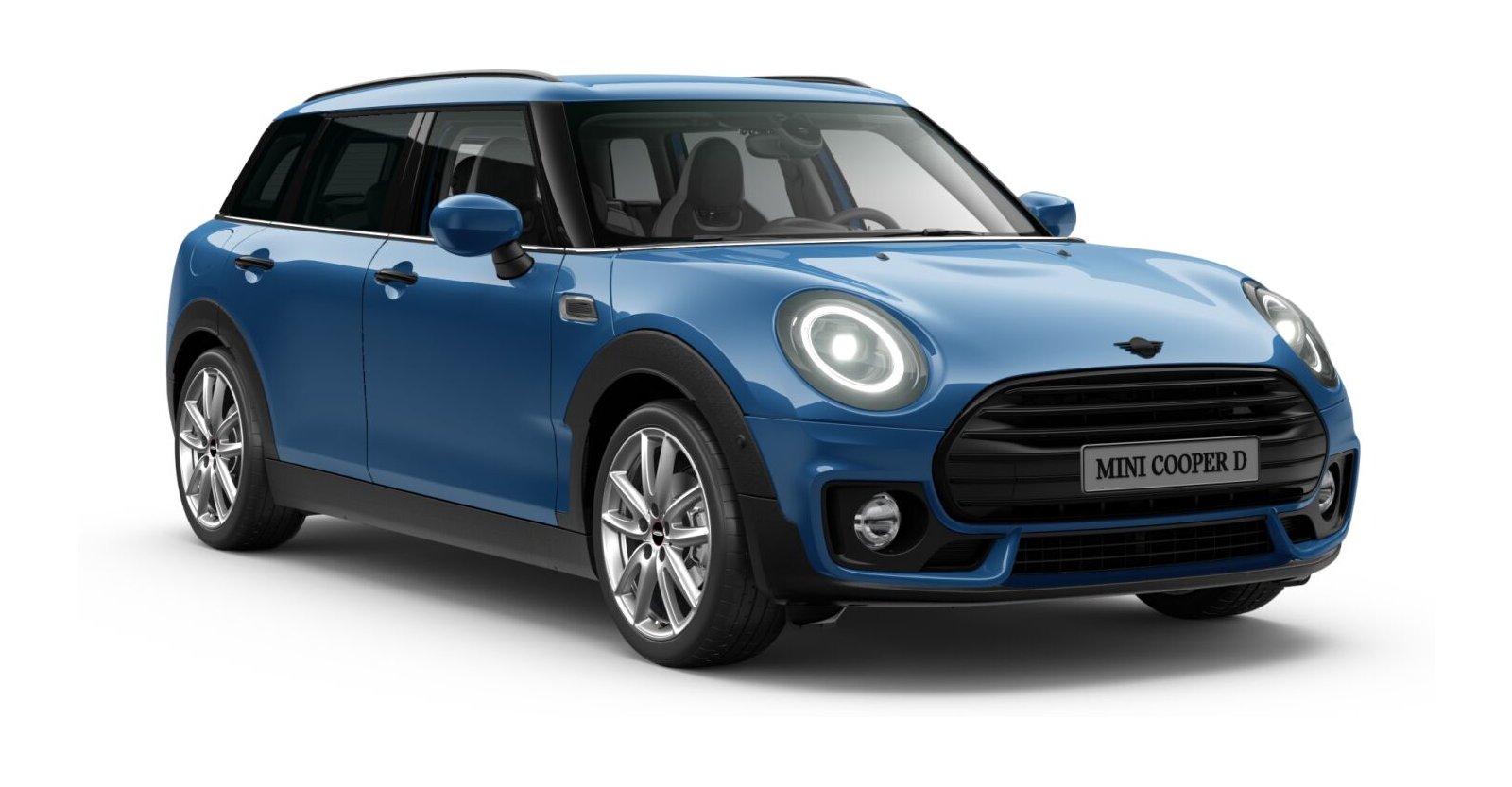 MINI MINI Clubman in Blau von vorne