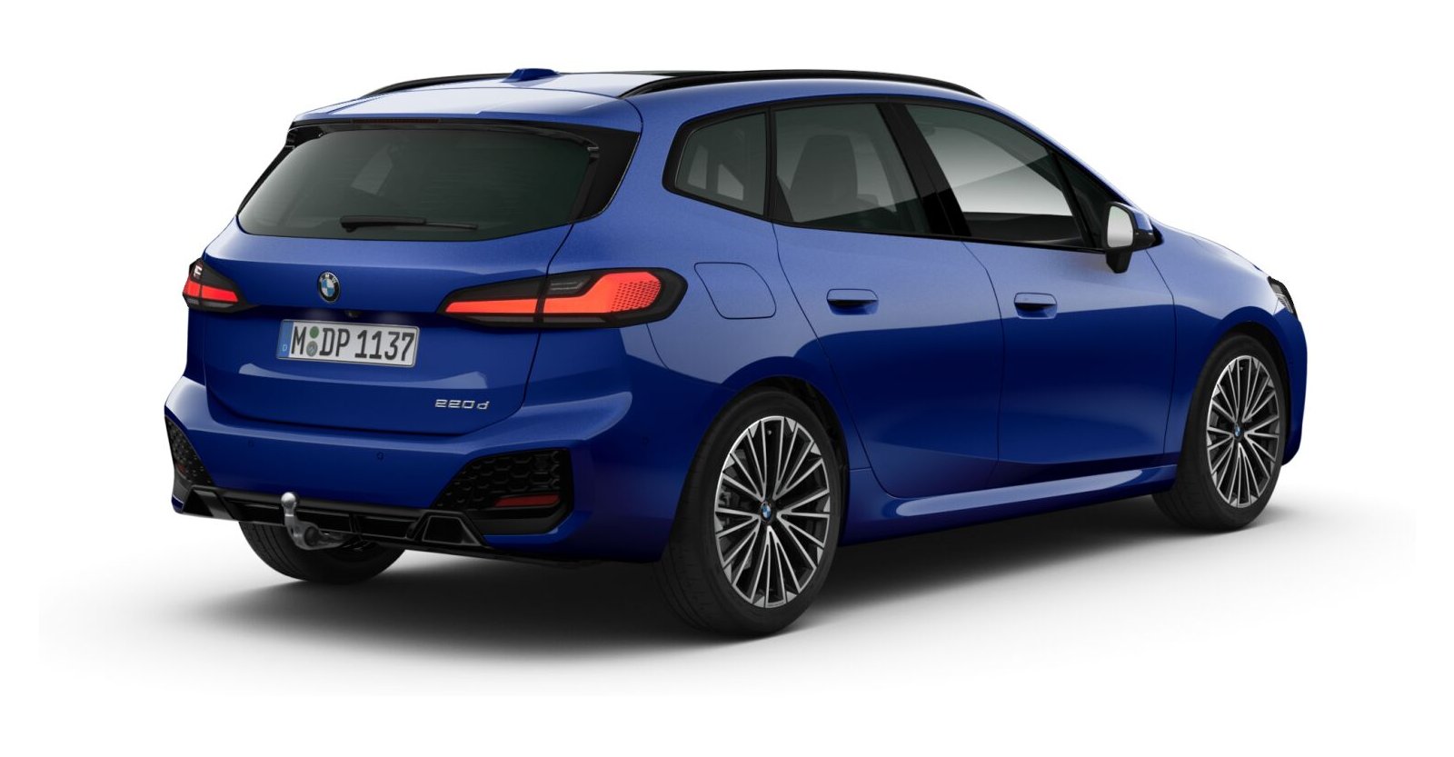 BMW BMW 2er in Blau von hinten